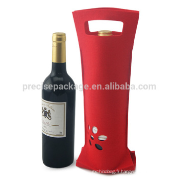 Rouge pas cher Eco Friendly sacs de bouteille de vin